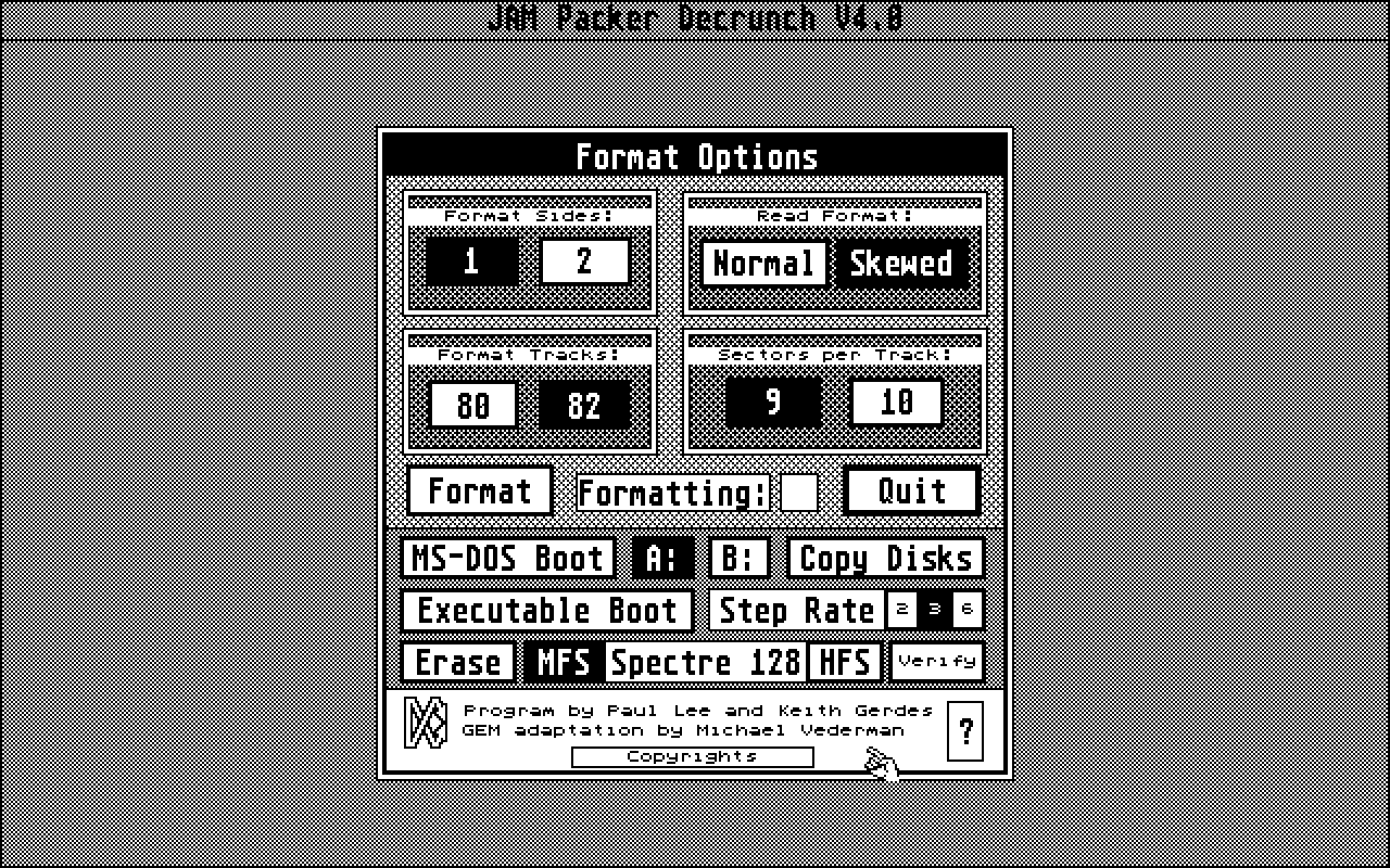 DC Format atari screenshot